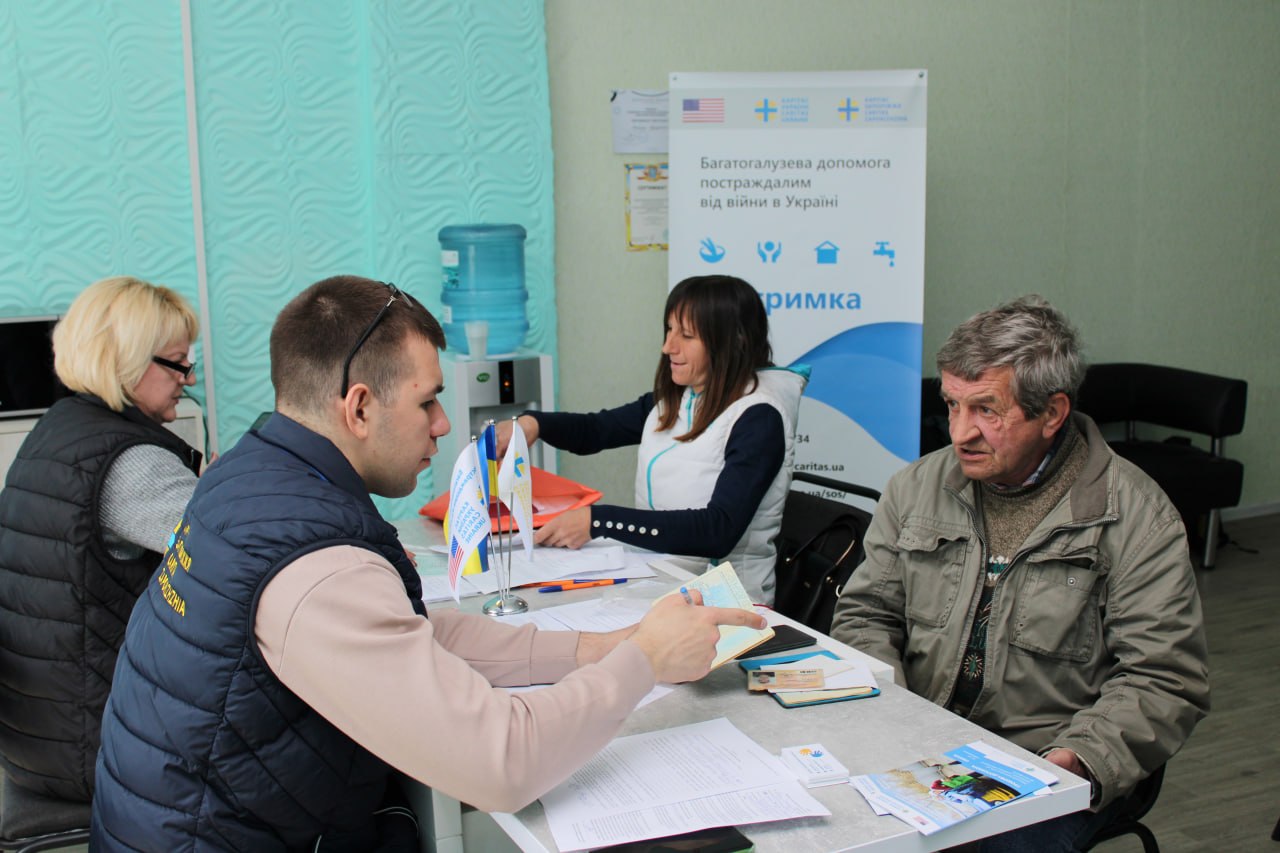 «Багатогалузева допомога постраждалим від війни в Україні»: Карітас реалізує проєкт за підтримки уряду США