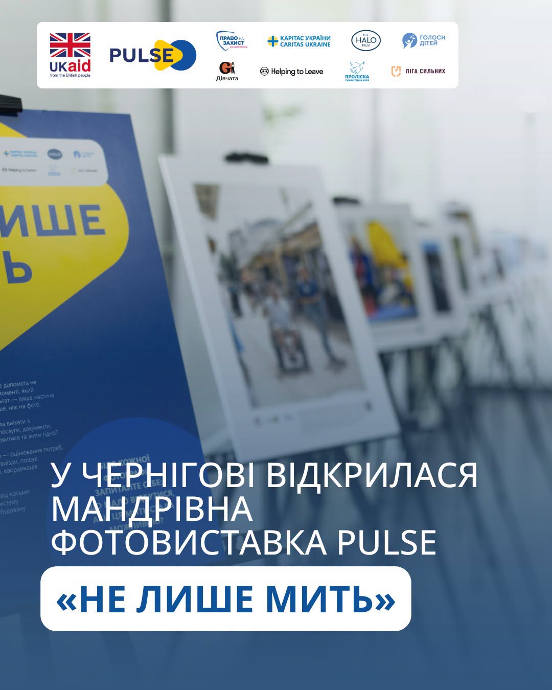 Фотовиставка Першого національного консорціуму PULSE до Міжнародного дня благодійності